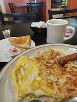 Eggs Hash Browns and Sausage Patties